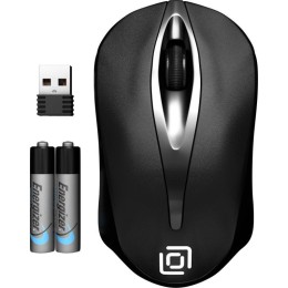 Мышь 675MW черн. оптическая 800dpi беспроводная USB 2but 675MW ОКЛИК 1025915