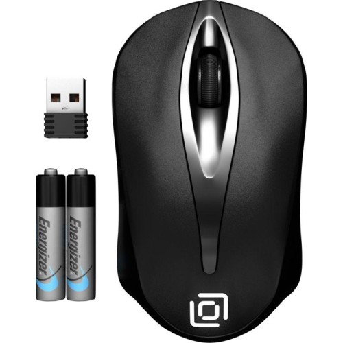 Мышь 675MW черн. оптическая 800dpi беспроводная USB 2but 675MW ОКЛИК 1025915