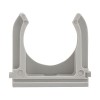 Держатель для труб (клипса) d40мм сер. (уп.30шт) Plast EKF derj-z-40n