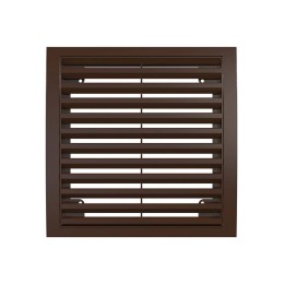 Решетка вентиляционная вытяжная наружная ASA 200х200 корич. ERA 2020РРН кор