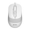 Мышь Fstyler FM10 бел./сер. оптическая 1600dpi USB 4but FM10 WHITE A4TECH 1147676