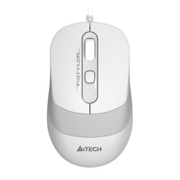 Мышь Fstyler FM10 бел./сер. оптическая 1600dpi USB 4but FM10 WHITE A4TECH 1147676