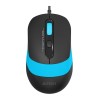 Мышь Fstyler FM10 черн./син. оптическая 1600dpi USB 4but FM10 BLUE A4TECH 1147674
