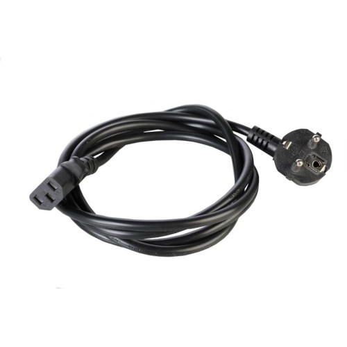 Шнур питания R-10-Cord-C13-S-5 C13-Schuko 10А 220В проводник. 3х1кв.мм 5м черн. Rem 1361898