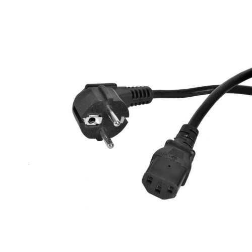 Шнур питания R-10-Cord-C13-S-5 C13-Schuko 10А 220В проводник. 3х1кв.мм 5м черн. Rem 1361898