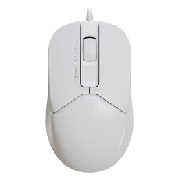Мышь Fstyler FM12 бел. оптическая 1200dpi USB 3but FM12 WHITE A4TECH 1431324