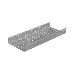 Лоток листовой перфорированный 400х100 L2500 1мм "Стандарт ПЛЮС" LPEplus100-400-1.0-2500 INOX304 КМ