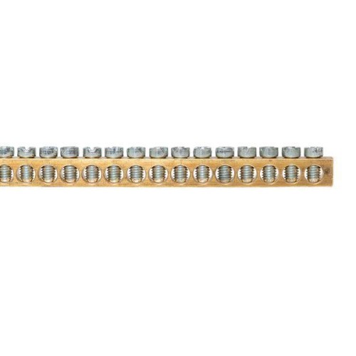 Шина PEN "ноль-земля" (6х9 мм) 1м 140 отв. для щитов Nova Unix Unix65 EKF nv-k140