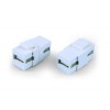 Вставка KJ1-USB-A2-WH формата Keystone Jack с прох. адапт. USB 2.0 (Type A) ROHS бел. Hyperline 2471