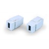 Вставка KJ1-USB-A3-WH формата Keystone Jack с прох. адапт. USB 3.0 (Type A) ROHS бел. Hyperline 2471