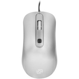 Мышь 155M серебр. оптическая 1600dpi USB 3but M-718 ОКЛИК 337117