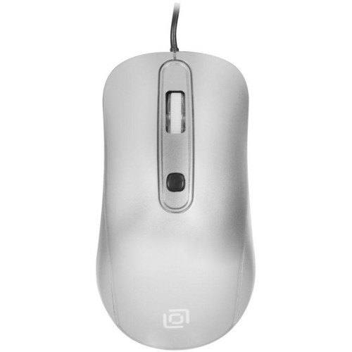 Мышь 155M серебр. оптическая 1600dpi USB 3but M-718 ОКЛИК 337117
