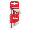Набор ключей шестигранных Г-образ. короткие 7шт HEX 1.5-6.0мм Felo 34500711