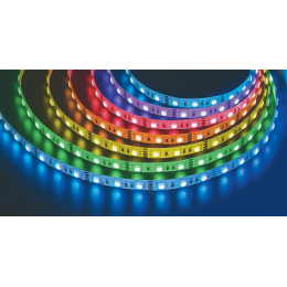 Лента светодиодная 71 439 NLS-3528RGB60-4.8-IP20-12В-Pro R5 4.8Вт/м (уп.5м) Navigator 71439