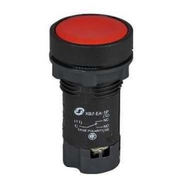 Кнопка без фикс. 1НЗ без подсветки красн. SchE XB7EA42P