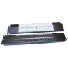 Патч-панель 19дюйм 2U кат.5E 32 порта RJ45 Dual IDC ROHS PP3-19-32-8P8C-C5E-110D черн. Hyperline 246