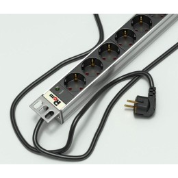 Блок распределения питания R-16-9S-I-440-3 9хSchuko 16А горизонт. 3м Rem 1361976