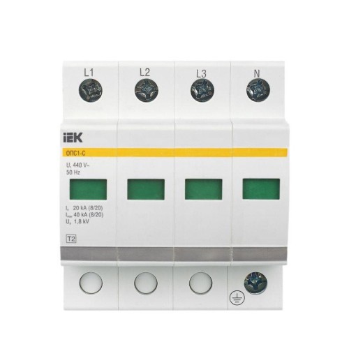 Ограничитель перенапряжения ОПС1-C 4P KARAT IEK MOP20-4-C