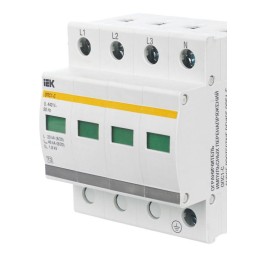 Ограничитель перенапряжения ОПС1-C 4P KARAT IEK MOP20-4-C