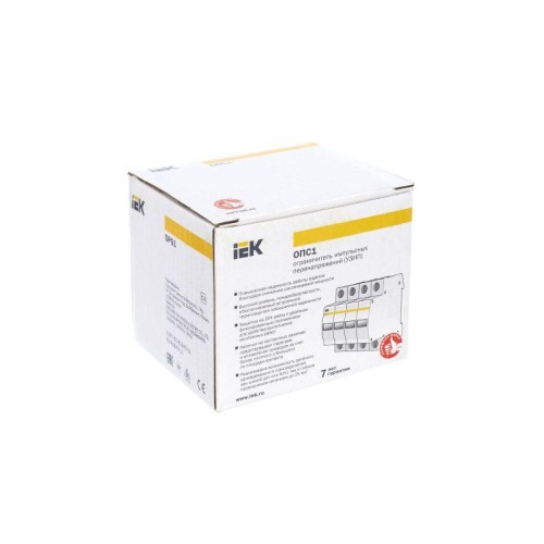 Ограничитель перенапряжения ОПС1-C 4P KARAT IEK MOP20-4-C