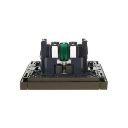 Розетка СП FORTE&PIANO FP314 16А с заземл. без защ. шторок безвинт. крепл. сер. IEK FP-R11-16-1-K03