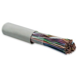 Кабель витая пара U/UTP кат.3 100 пар 26 AWG ОЖ solid PVC UUTP100-C3-S26-IN-PVC-GY сер. Hyperline 36