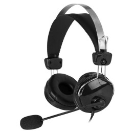 Наушники с микрофоном HU-7P черн. 2м накладные USB оголовье HU-7P A4TECH 1379906