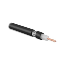 Кабель коаксиальный COAX-RG58-500 RG-58 50Ом жил. - 20 AWG общ. d4.95мм PVC черн. (уп.500м) Hyperlin