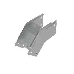 Угол для лотка вертикальный внешний 45град. 100х100 сталь 1мм "ПЛЮС" VLplus45-100-100 КМ PL0550