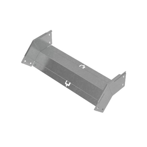 Угол для лотка вертикальный внешний 45град. 500х100 сталь 1мм "ПЛЮС" VLplus45-100-500 HD КМ PL1482