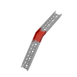 Угол для лотка вертикальный внешний 45град. 100х50 сталь 0.8мм "ПЛЮС" VLplus45-50-100 КМ PL0536