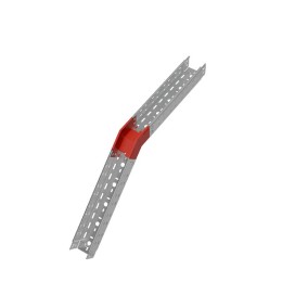 Угол для лотка вертикальный внешний 45град. 100х80 сталь 1мм "ПЛЮС" VLplus45-80-100 HD КМ PL1470