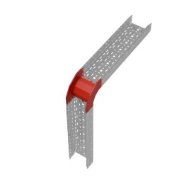 Угол для лотка вертикальный внешний 90град. 200х100 сталь 1мм "ПЛЮС" VLplus90-100-200 КМ PL0530