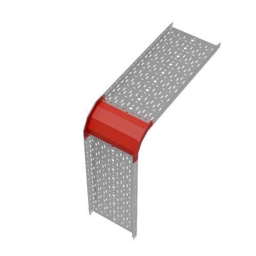 Угол для лотка вертикальный внешний 90град. 400х50 сталь 1мм "ПЛЮС" VLplus90-50-400 КМ PL0518