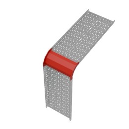 Угол для лотка вертикальный внешний 90град. 500х50 сталь 1мм "ПЛЮС" VLplus90-50-500 HD КМ PL1446