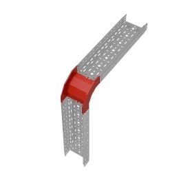 Угол для лотка вертикальный внешний 90град. 200х80 сталь 1мм "ПЛЮС" VLplus90-80-200 КМ PL0523