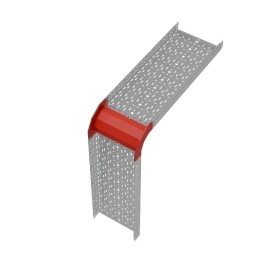 Угол для лотка вертикальный внешний 90град. 400х80 сталь 1мм "ПЛЮС" VLplus90-80-400 КМ PL0525