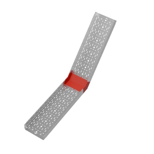 Угол для лотка вертикальный внутренний 45град. 300х100 сталь 1мм "ПЛЮС" NLplus45-100-300 КМ PL0509