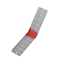 Угол для лотка вертикальный внутренний 45град. 200х50 сталь 1мм "ПЛЮС" NLplus45-50-200 HD КМ PL1421