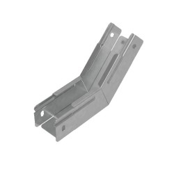 Угол для лотка вертикальный внутренний 45град. 50х50 сталь 1мм "ПЛЮС" NLplus45-50-50 HD КМ PL1418