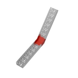 Угол для лотка вертикальный внутренний 45град. 150х80 сталь 1мм "ПЛЮС" NLplus45-80-150 HD КМ PL1427