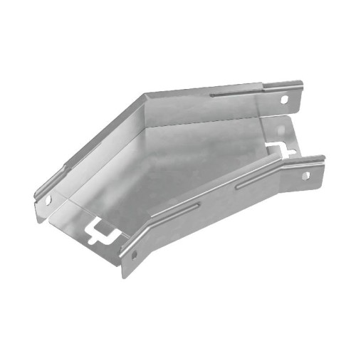 Угол для лотка горизонтальный 45град. 100х50 сталь 0.8мм "ПЛЮС" GLplus45-50-100 КМ PL0448