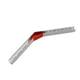 Угол для лотка горизонтальный 45град. 50х50 сталь 1мм "ПЛЮС" GLplus45-50-50 HD КМ PL1374