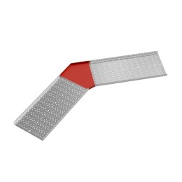 Угол для лотка горизонтальный 45град. 600х50 сталь 1.2мм "ПЛЮС" GLplus45-50-600 HD КМ PL1381