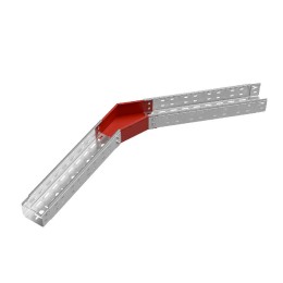 Угол для лотка горизонтальный 45град. 100х80 сталь 1мм "ПЛЮС" GLplus45-80-100 HD КМ PL1382