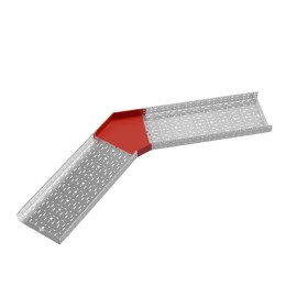 Угол для лотка горизонтальный 45град. 400х80 сталь 1мм "ПЛЮС" GLplus45-80-400 HD КМ PL1386