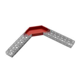 Угол для лотка горизонтальный 90град. 100х50 сталь 1мм "ПЛЮС" GLplus90-50-100 HD КМ PL1353