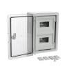 Корпус пластиковый распределительный ЩРН-18 IP65 прозр. дверь 350х250х150 Промрукав PR08.26502
