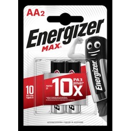 Элемент питания алкалиновый AA/LR6/316 Max BL2 (блист.2шт) Energizer E301532801