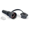 Разъем промышленный PLUG-IE-8P8C-PV-C6 RJ45 (8P8C) под витую пару IP67 кат.6 с защ. крышкой Hyperlin